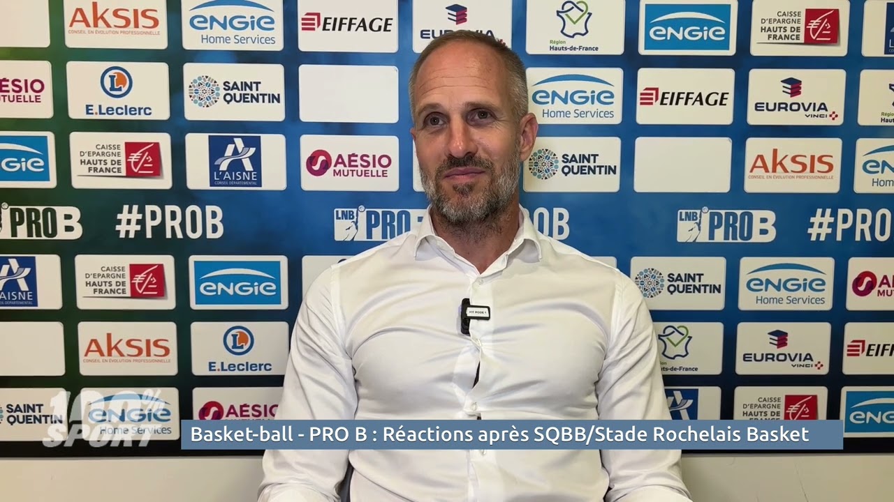 BASKETBALL PRO B Réactions après SQBB/Stade Rochelais Basket MATÉLÉ