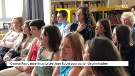 SOCIÉTÉ : George Pau-Langevin au Lycée Jean Bouin pour parler discrimination