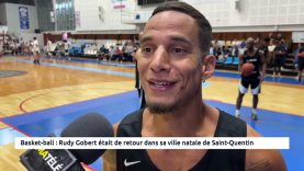 SPORT : Rudy Gobert était de retour dans sa ville natale de Saint-Quentin